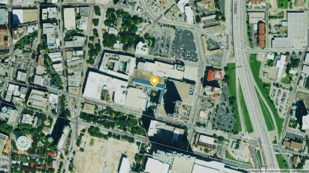 Satellite photo of the location