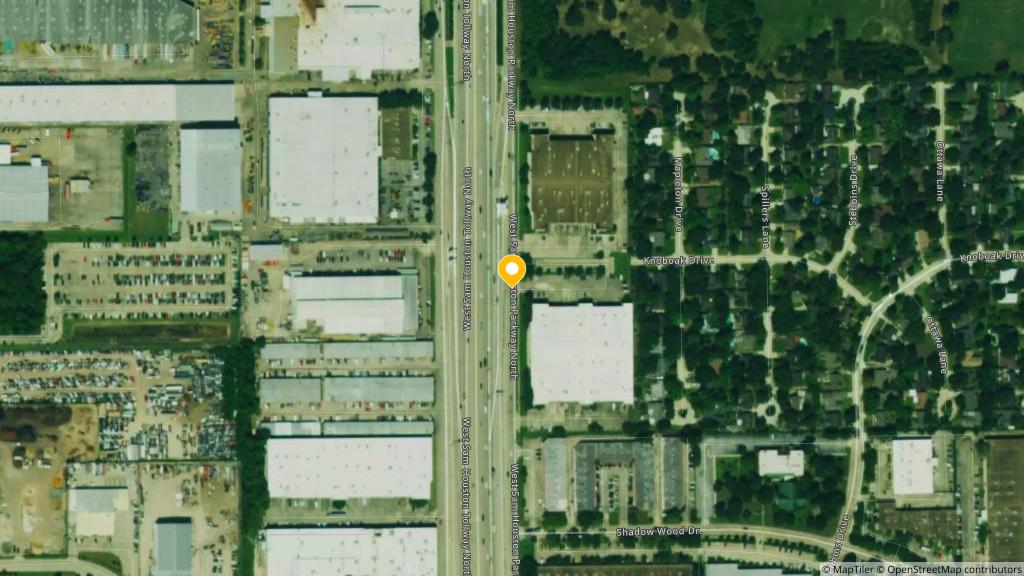 Satellite photo of the location