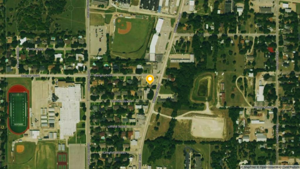 Satellite photo of the location