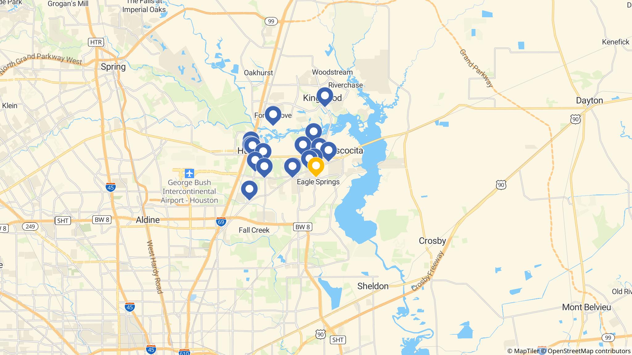 Street map of the ATM area
