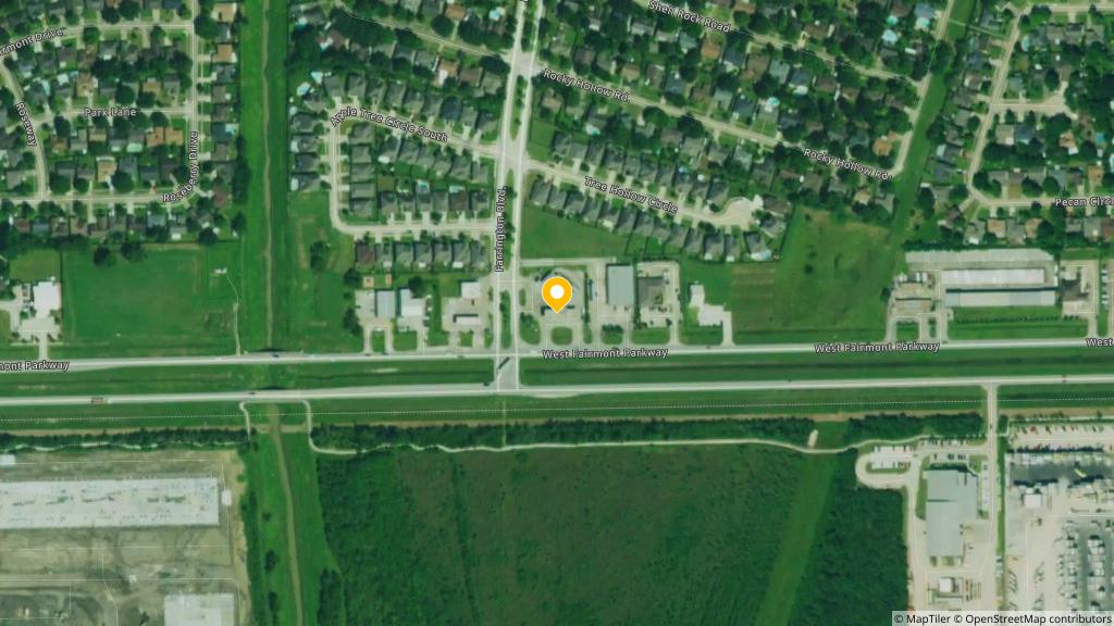 Satellite photo of the location