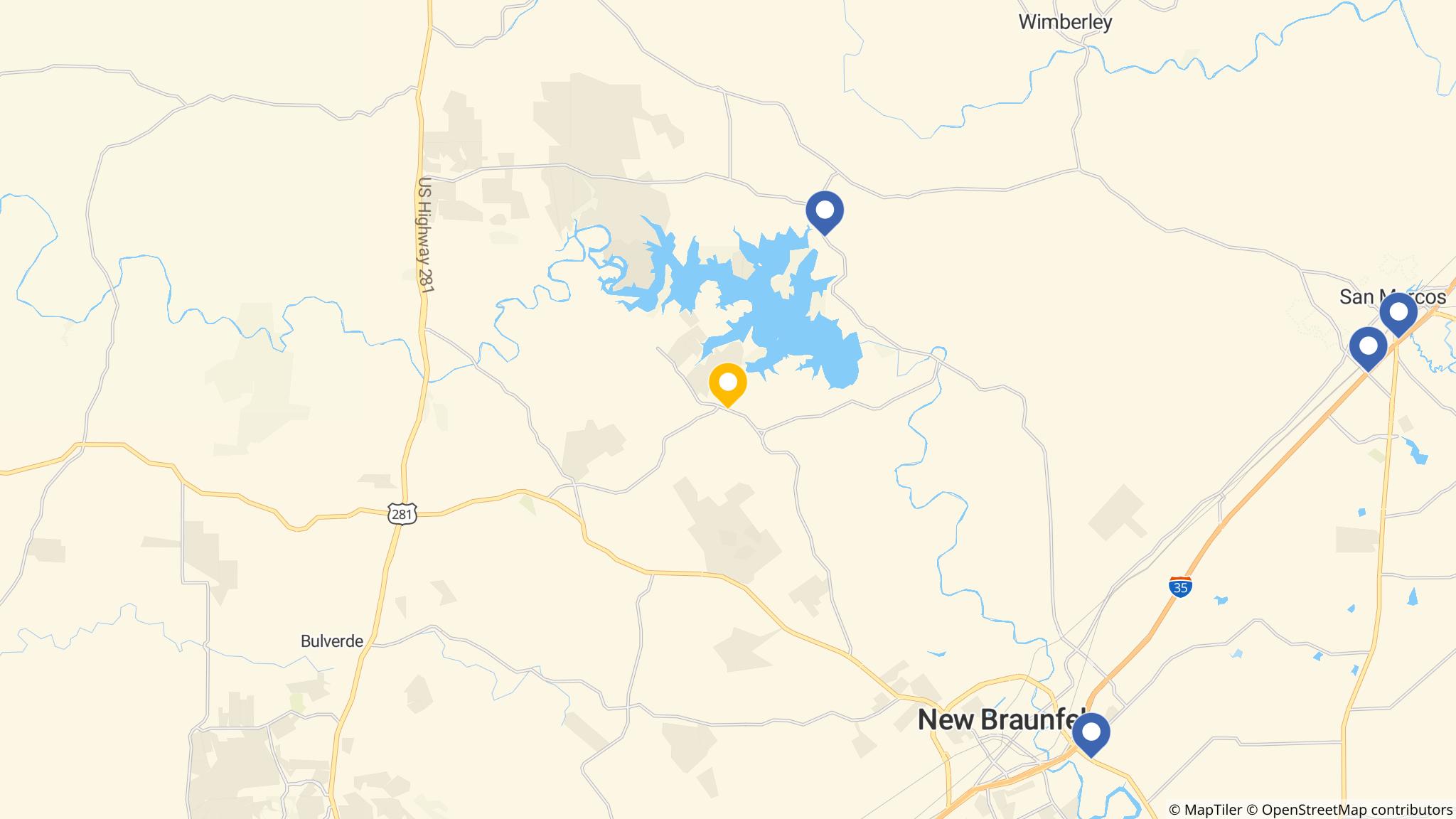 Street map of the ATM area