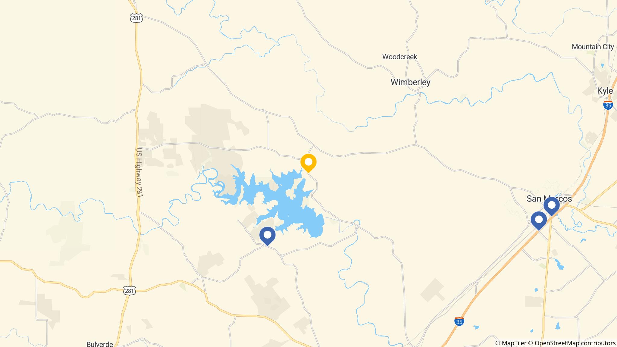 Street map of the ATM area