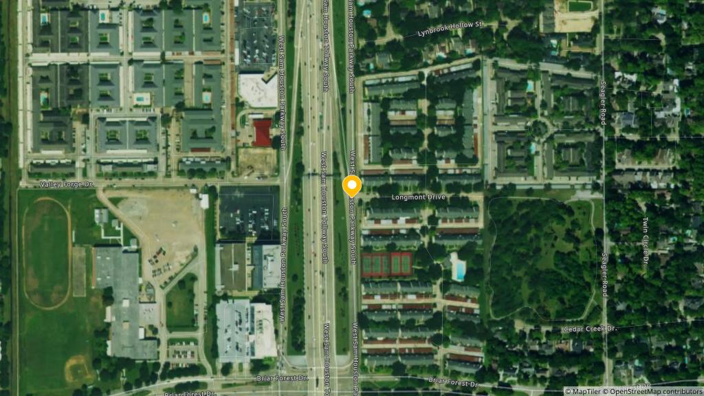 Satellite photo of the location