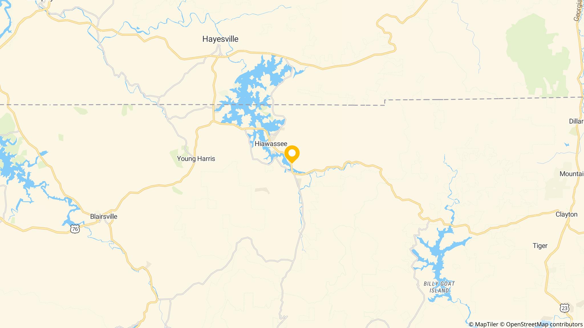 Street map of the ATM area