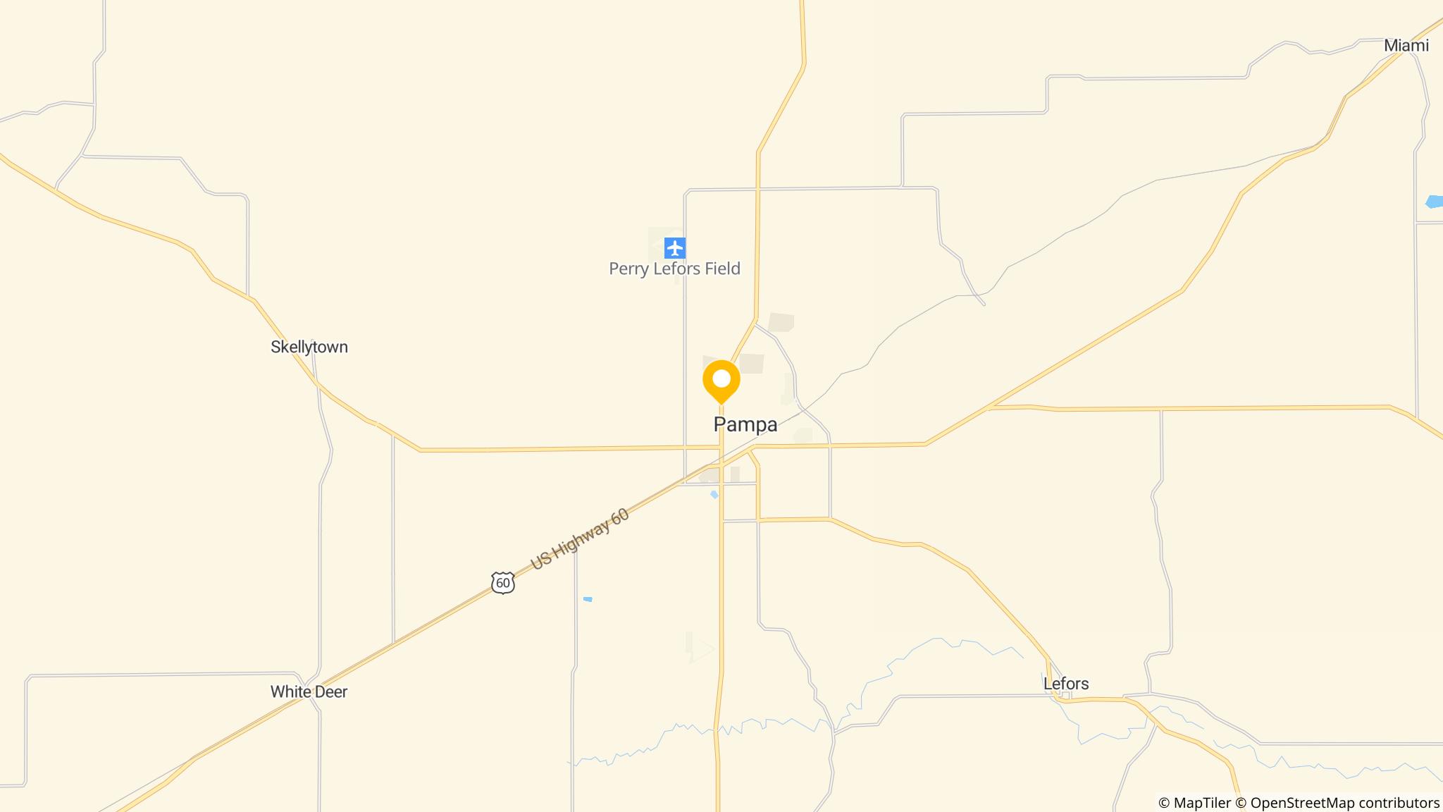 Street map of the ATM area