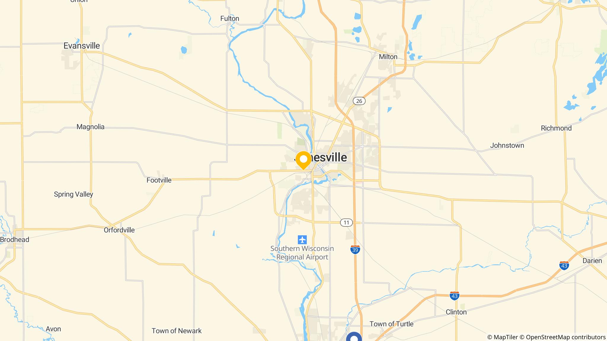 Street map of the ATM area