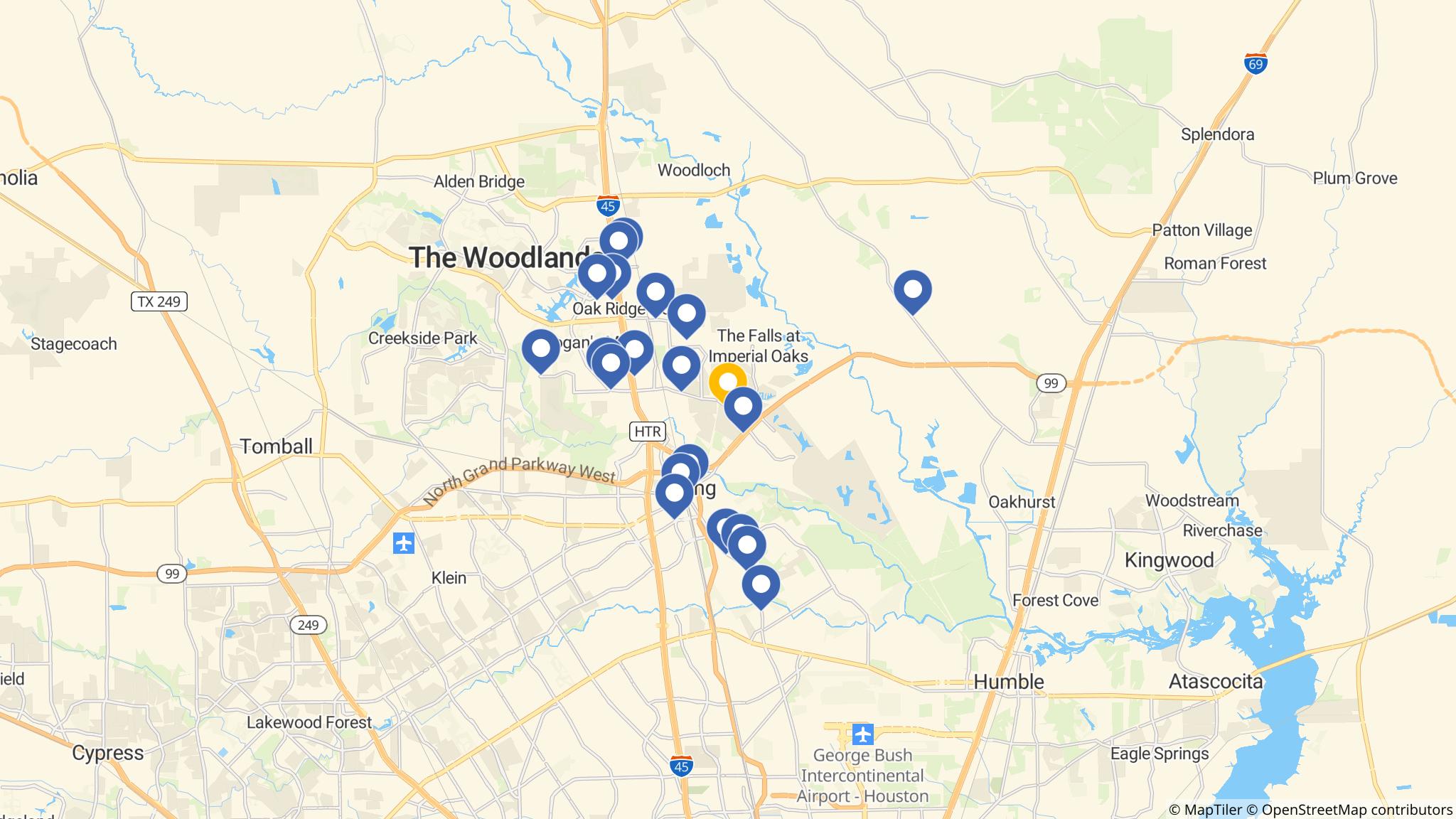 Street map of the ATM area