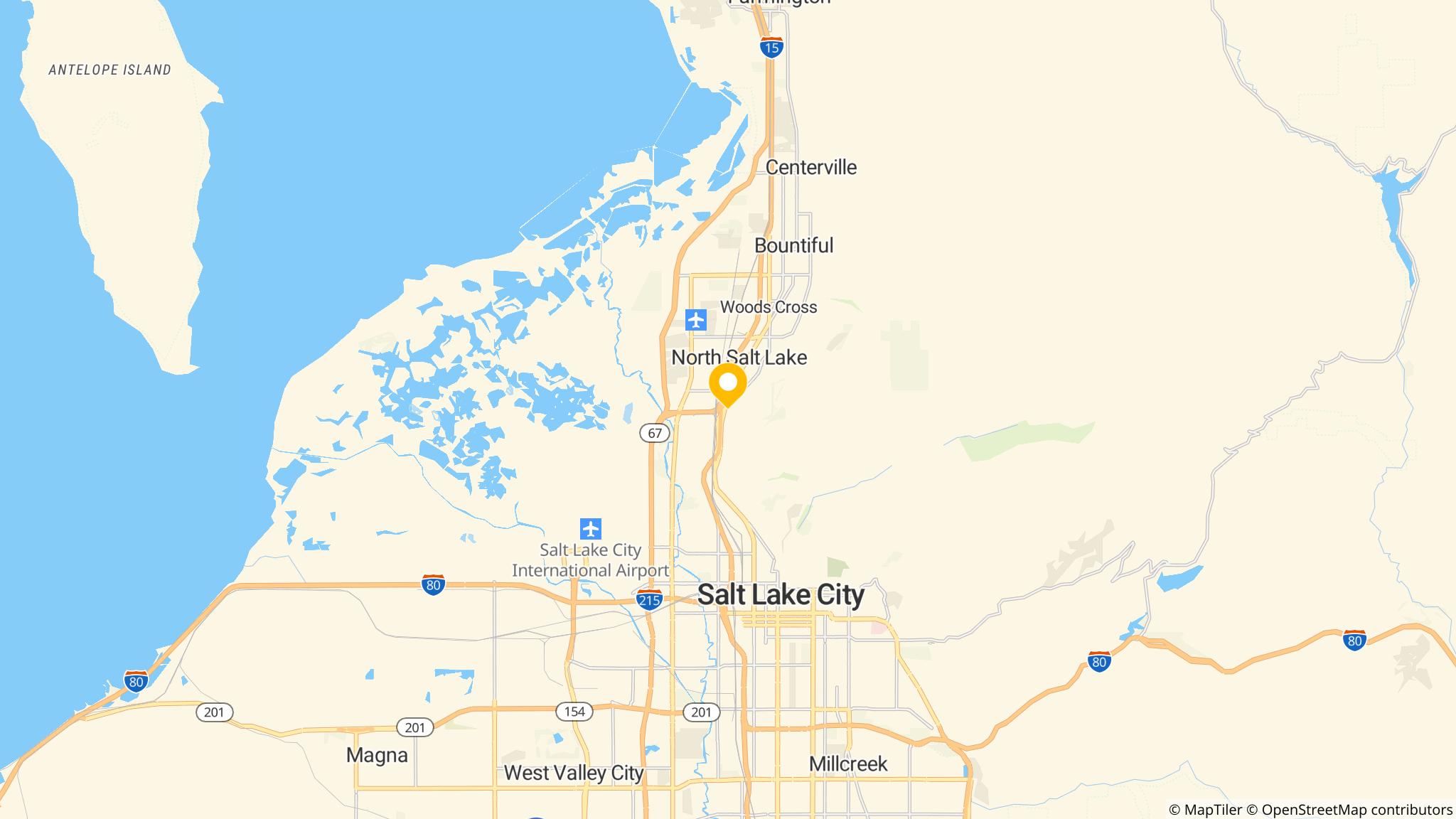 Street map of the ATM area