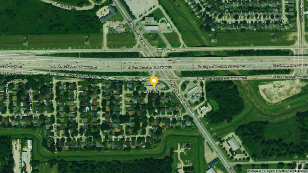 Satellite photo of the location