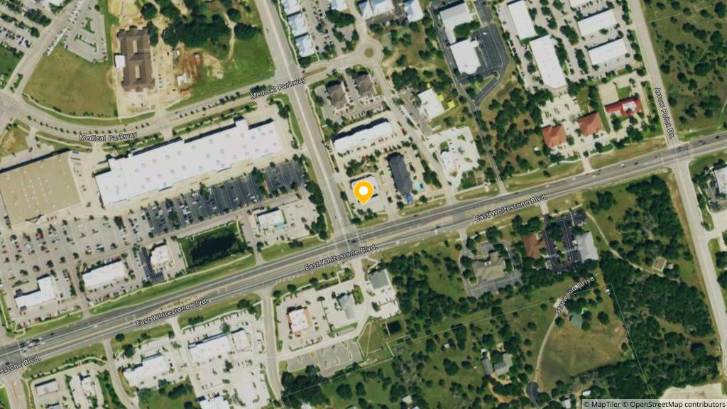 Satellite photo of the location