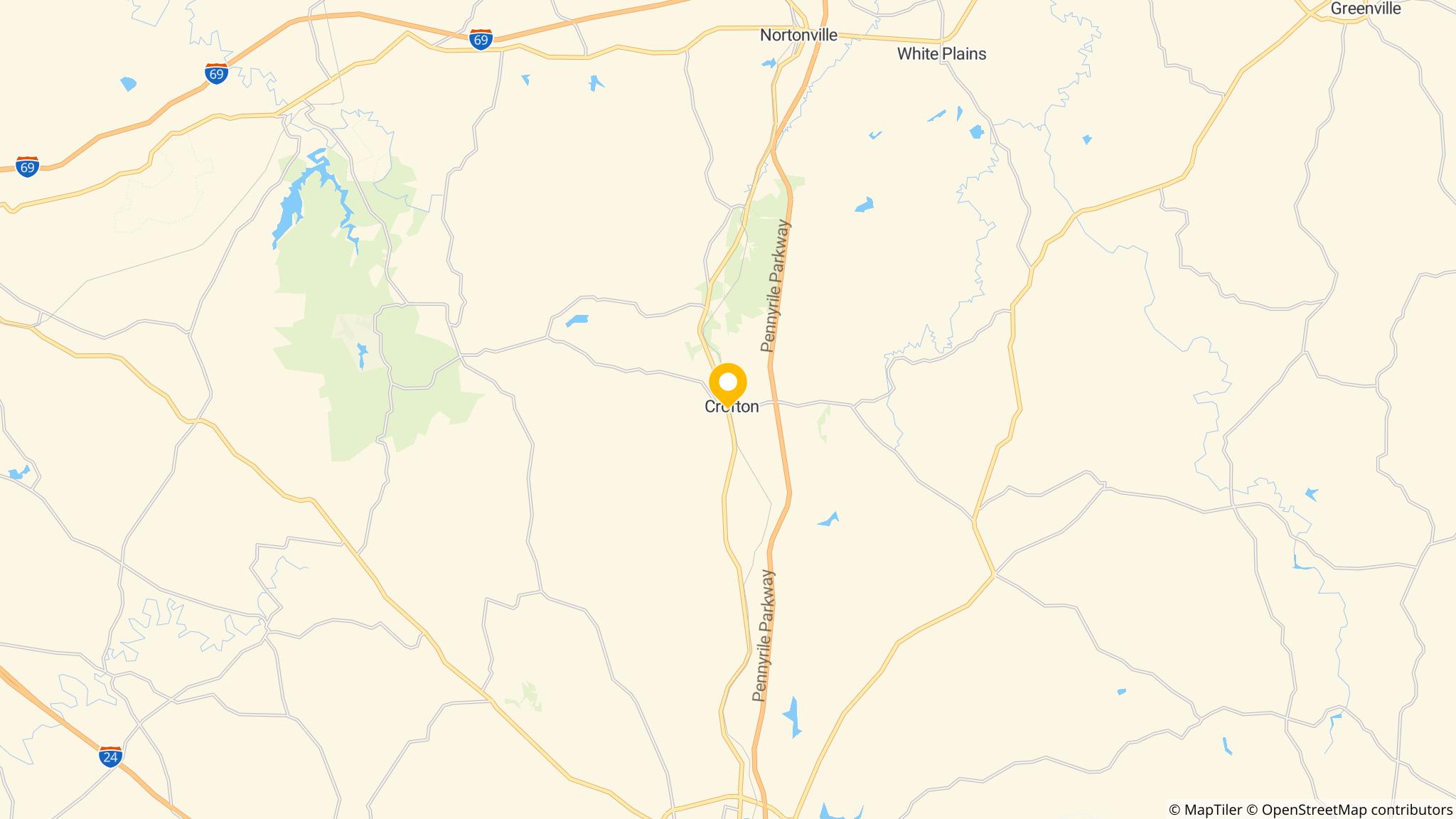 Street map of the ATM area