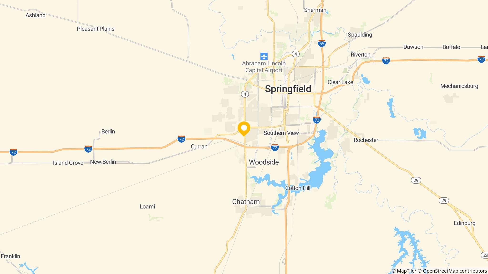 Street map of the ATM area