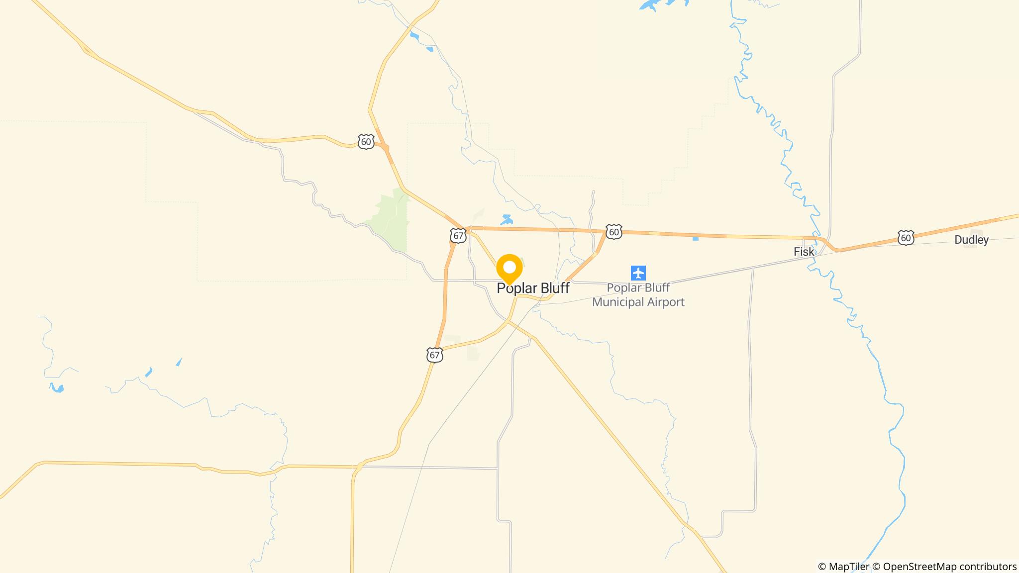 Street map of the ATM area