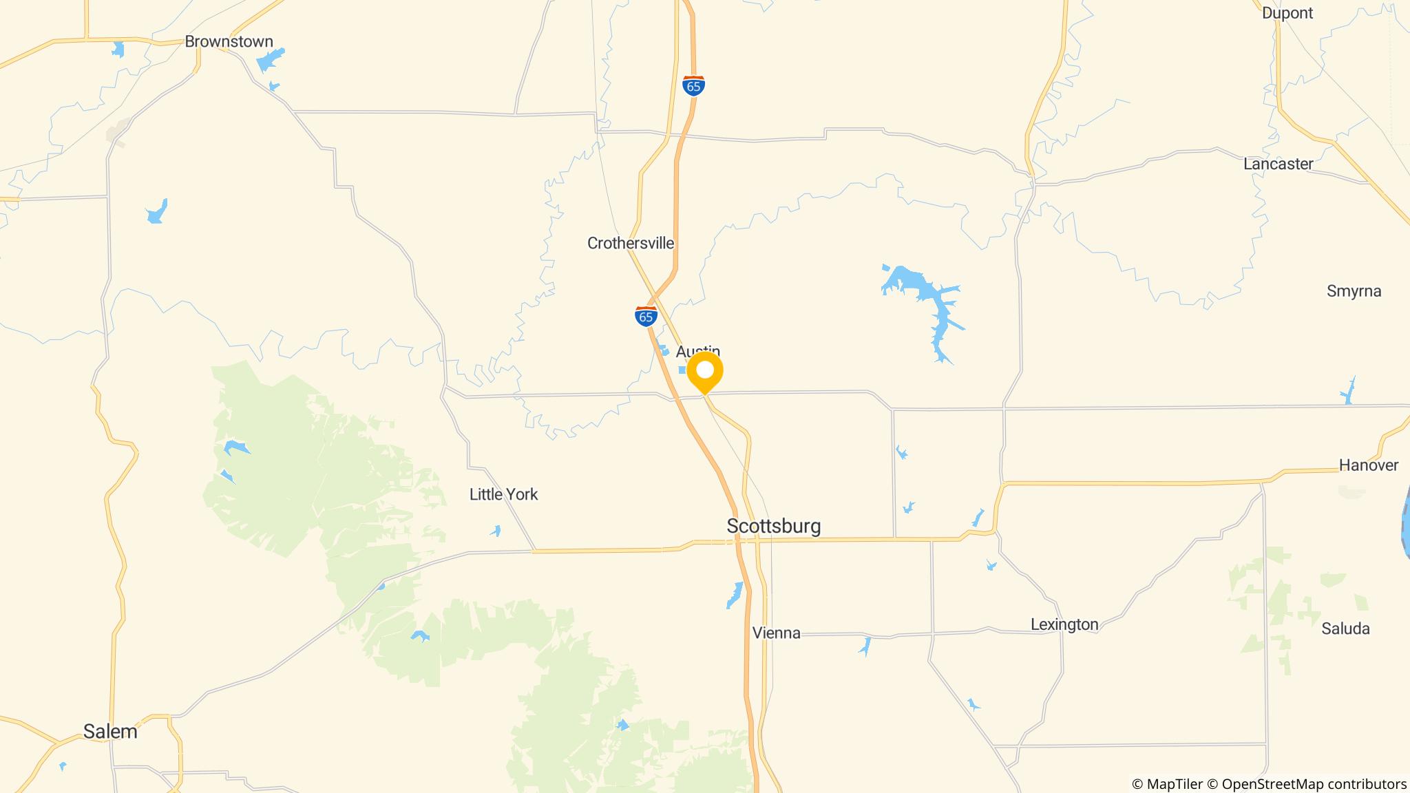 Street map of the ATM area