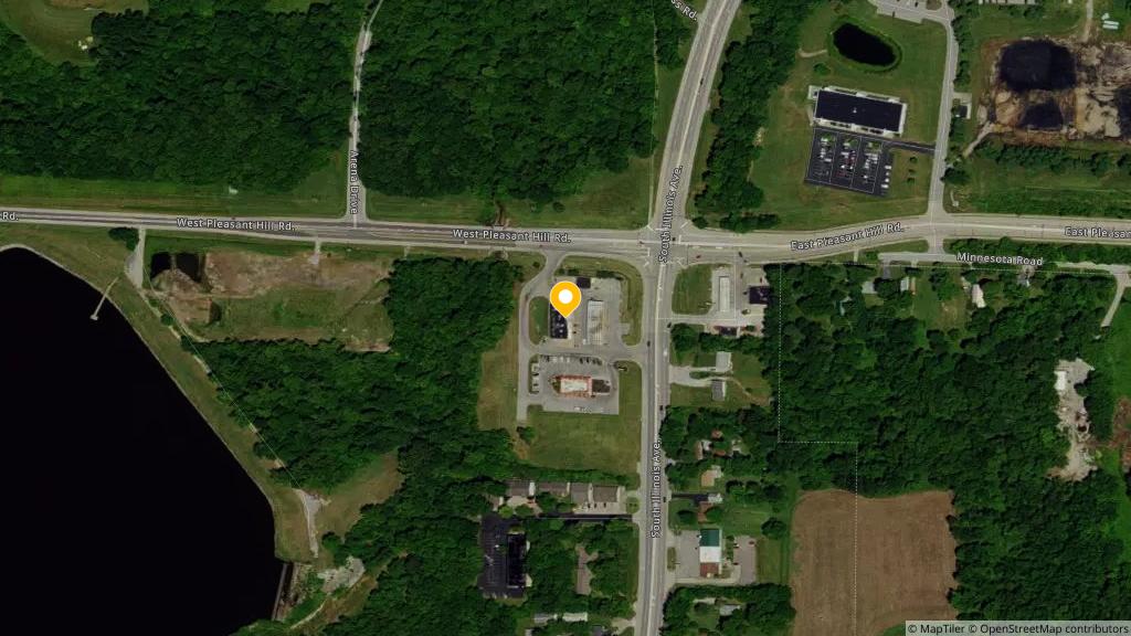 Satellite photo of the location