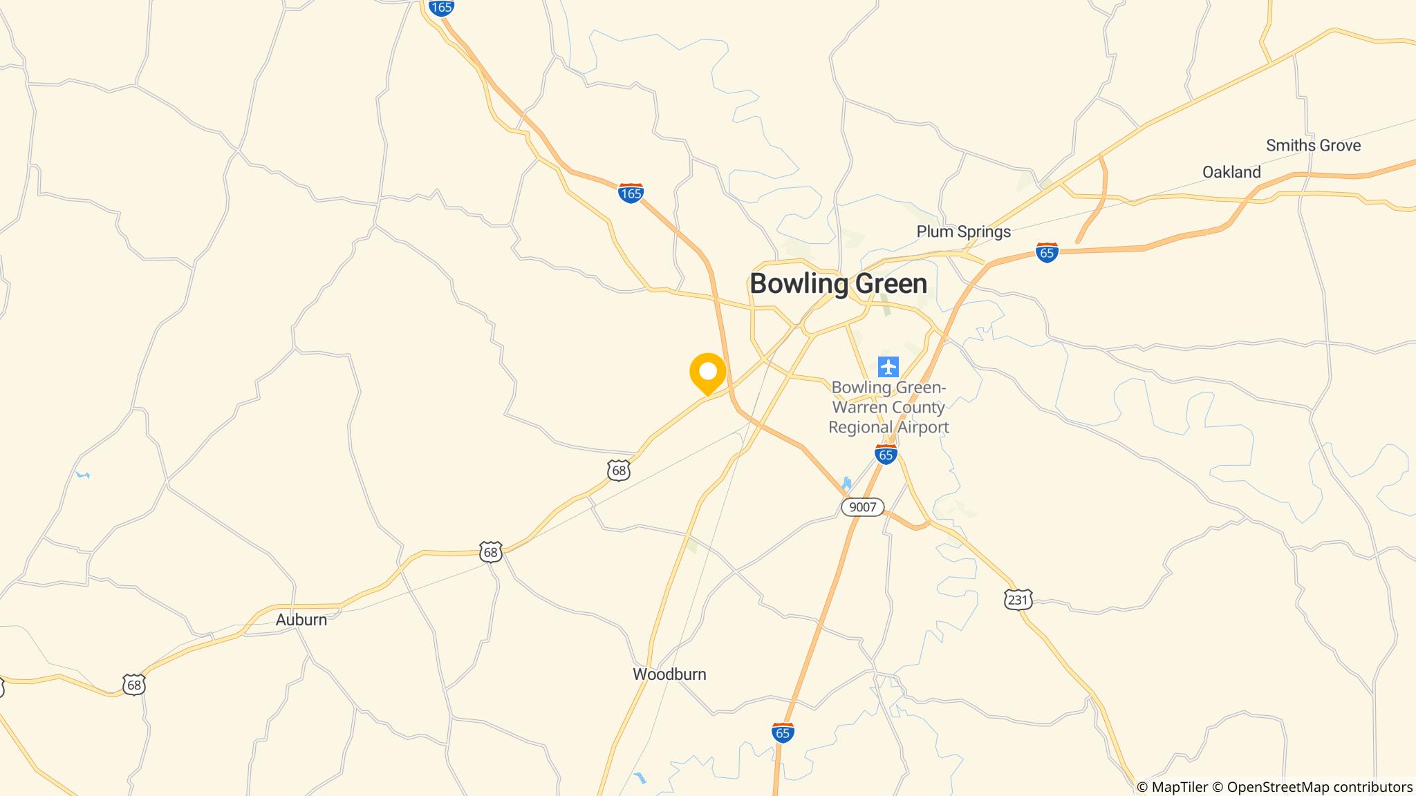 Street map of the ATM area
