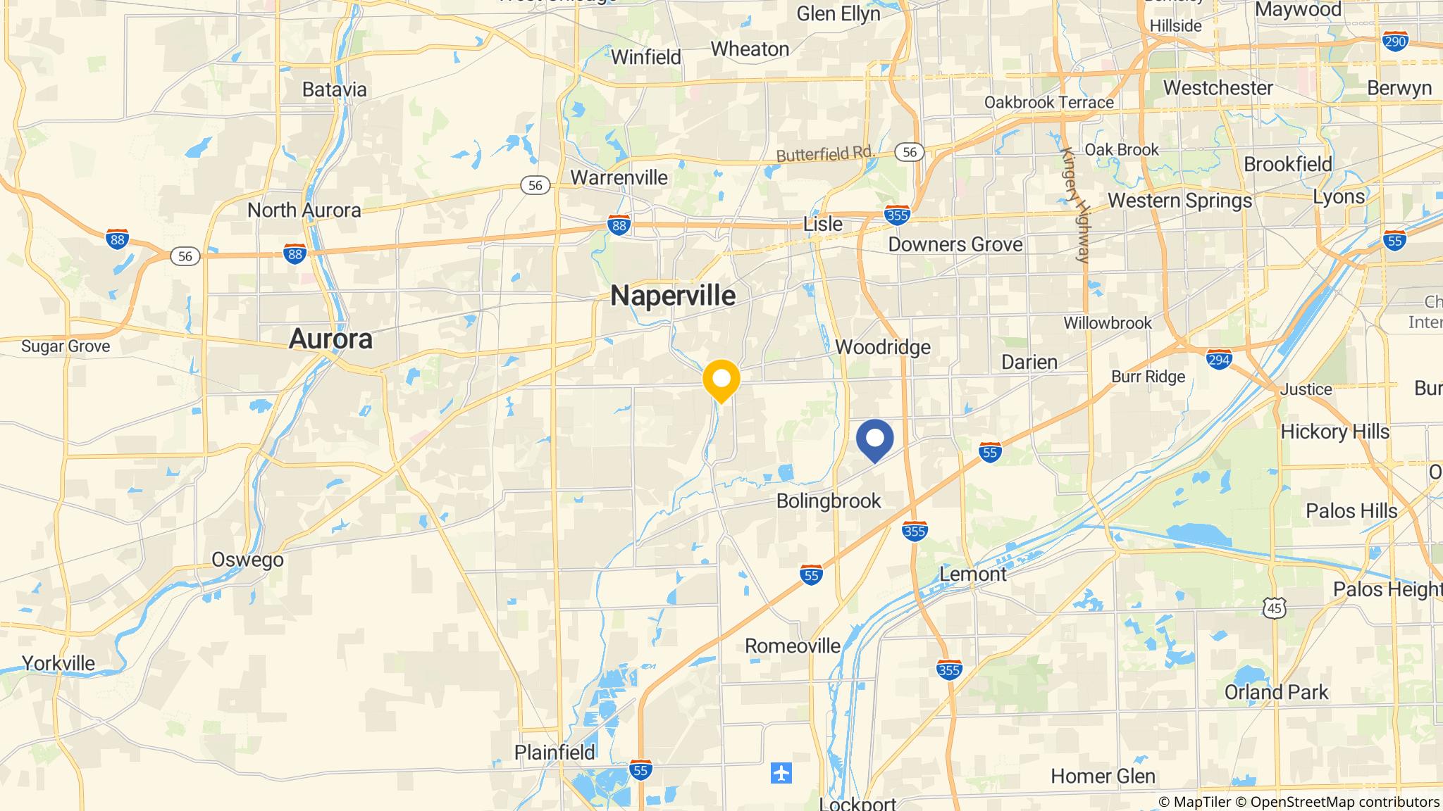 Street map of the ATM area