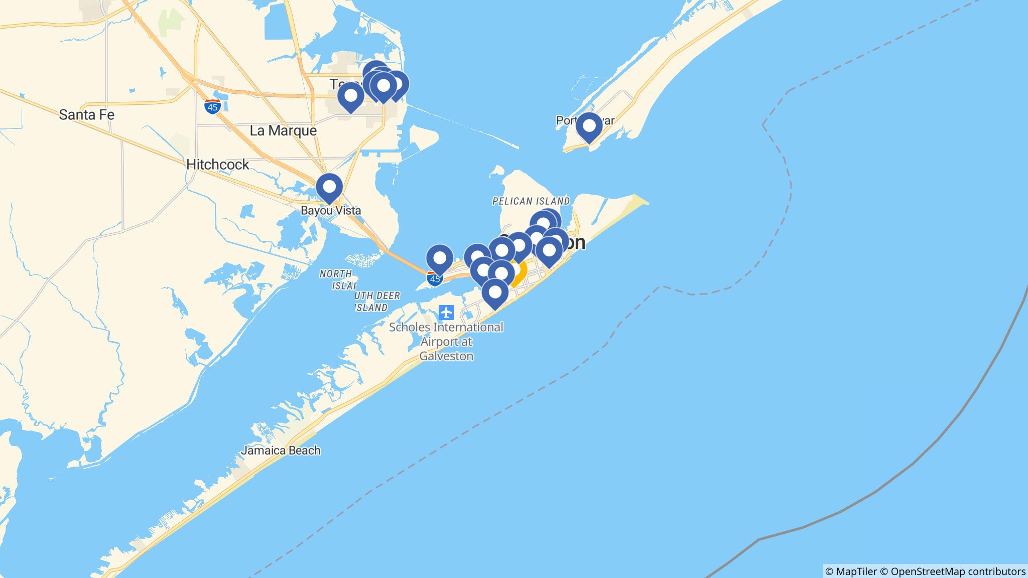 Street map of the ATM area