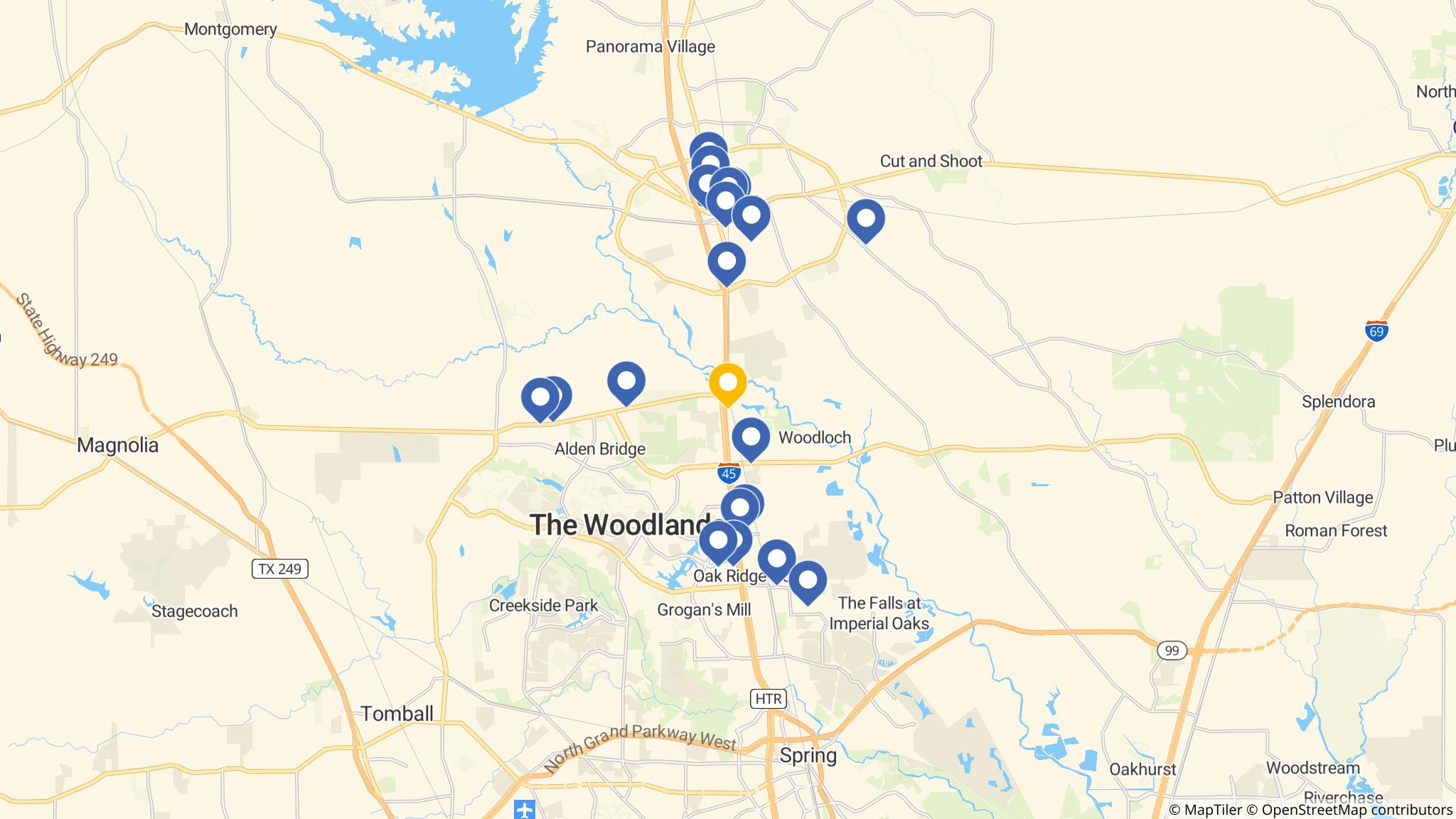 Street map of the ATM area