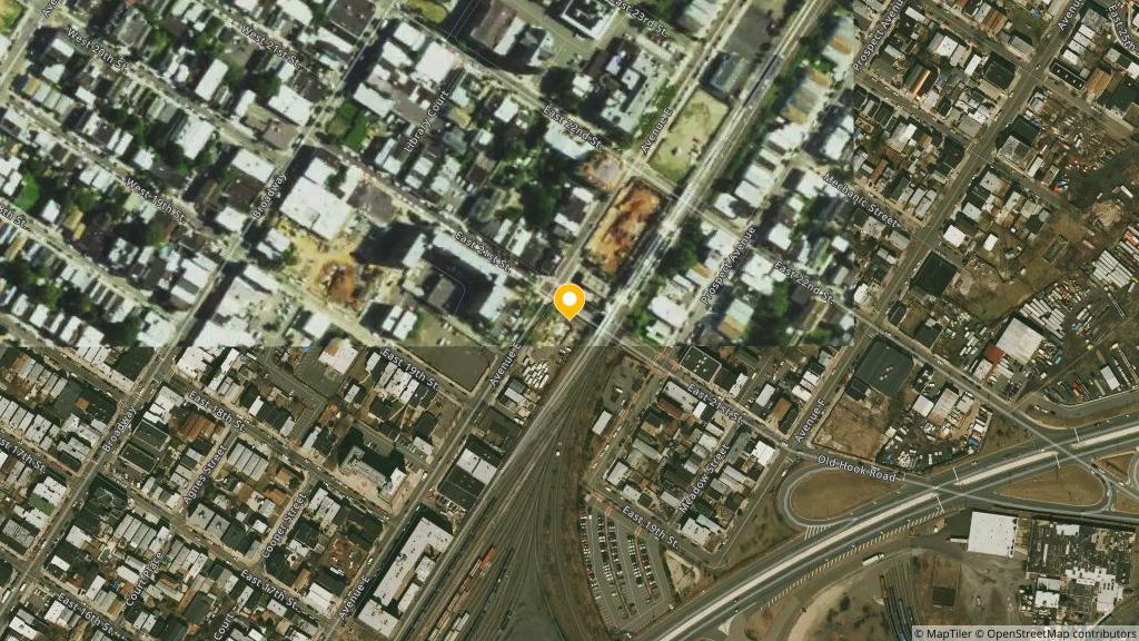 Satellite photo of the location