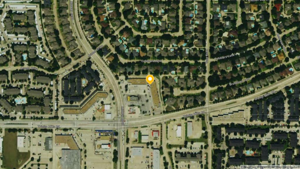 Satellite photo of the location