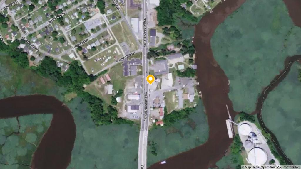 Satellite photo of the location