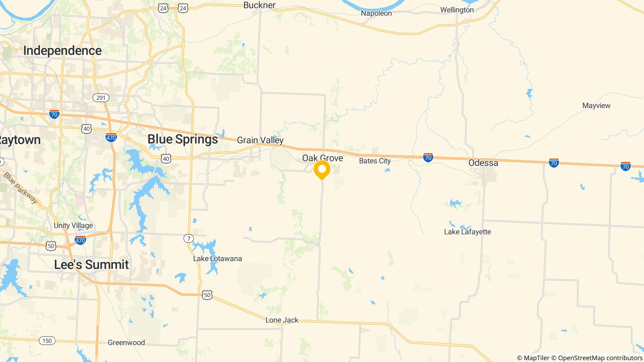 Street map of the ATM area