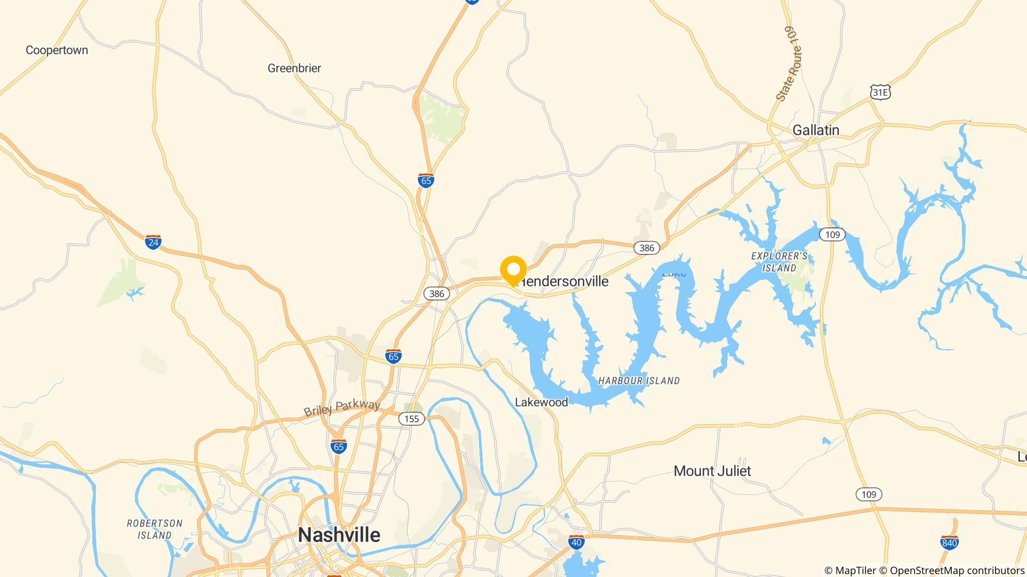 Street map of the ATM area