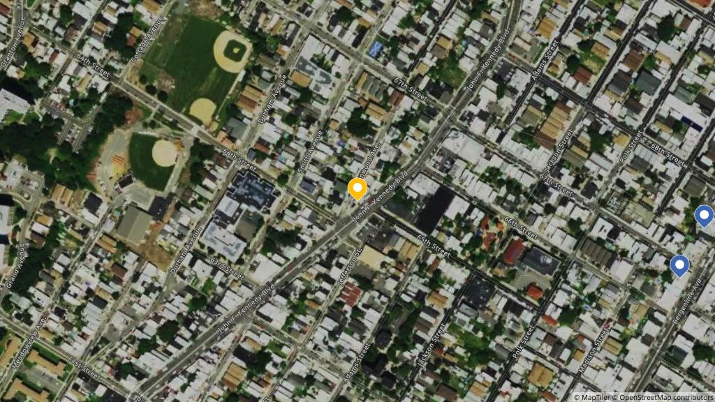 Satellite photo of the location