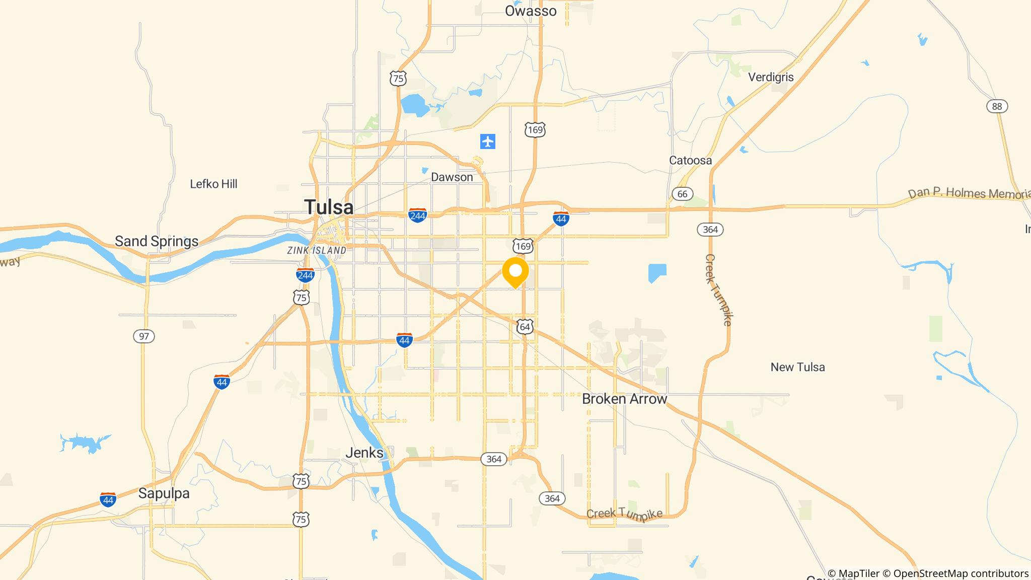 Street map of the ATM area