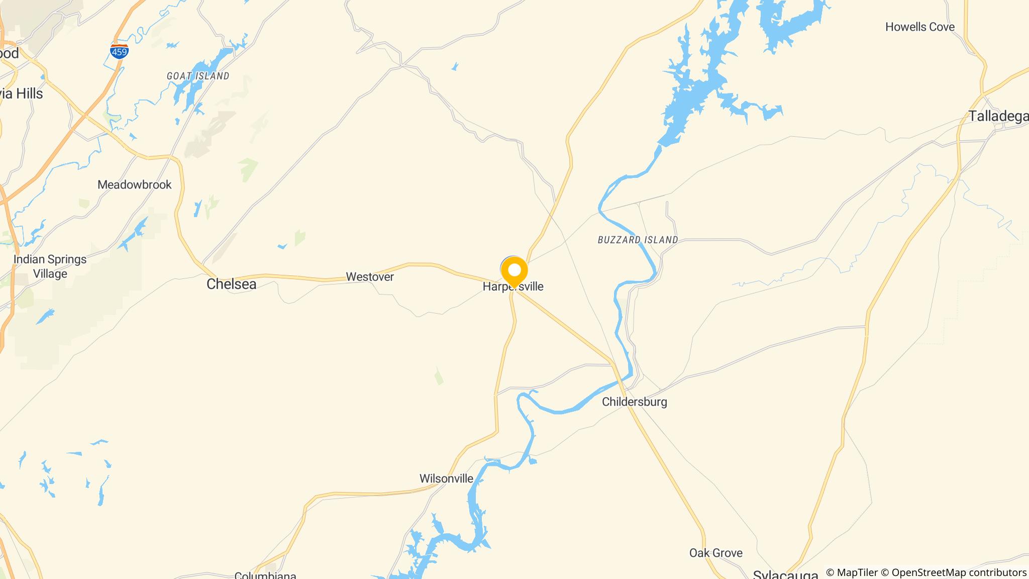 Street map of the ATM area