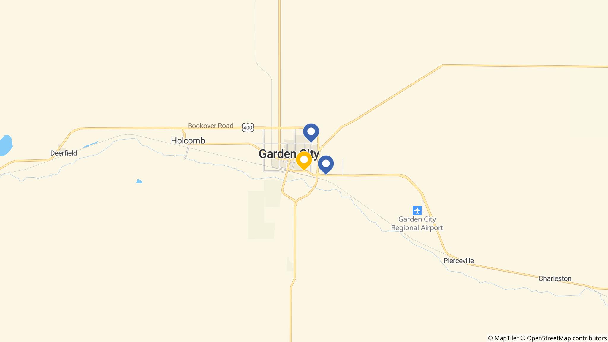 Street map of the ATM area