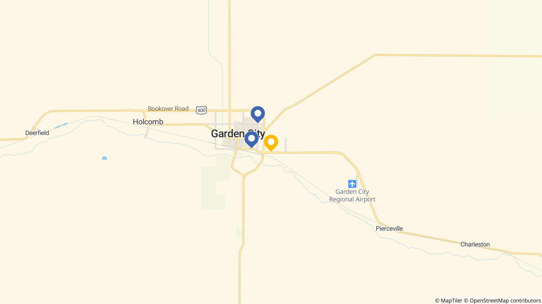 Street map of the ATM area