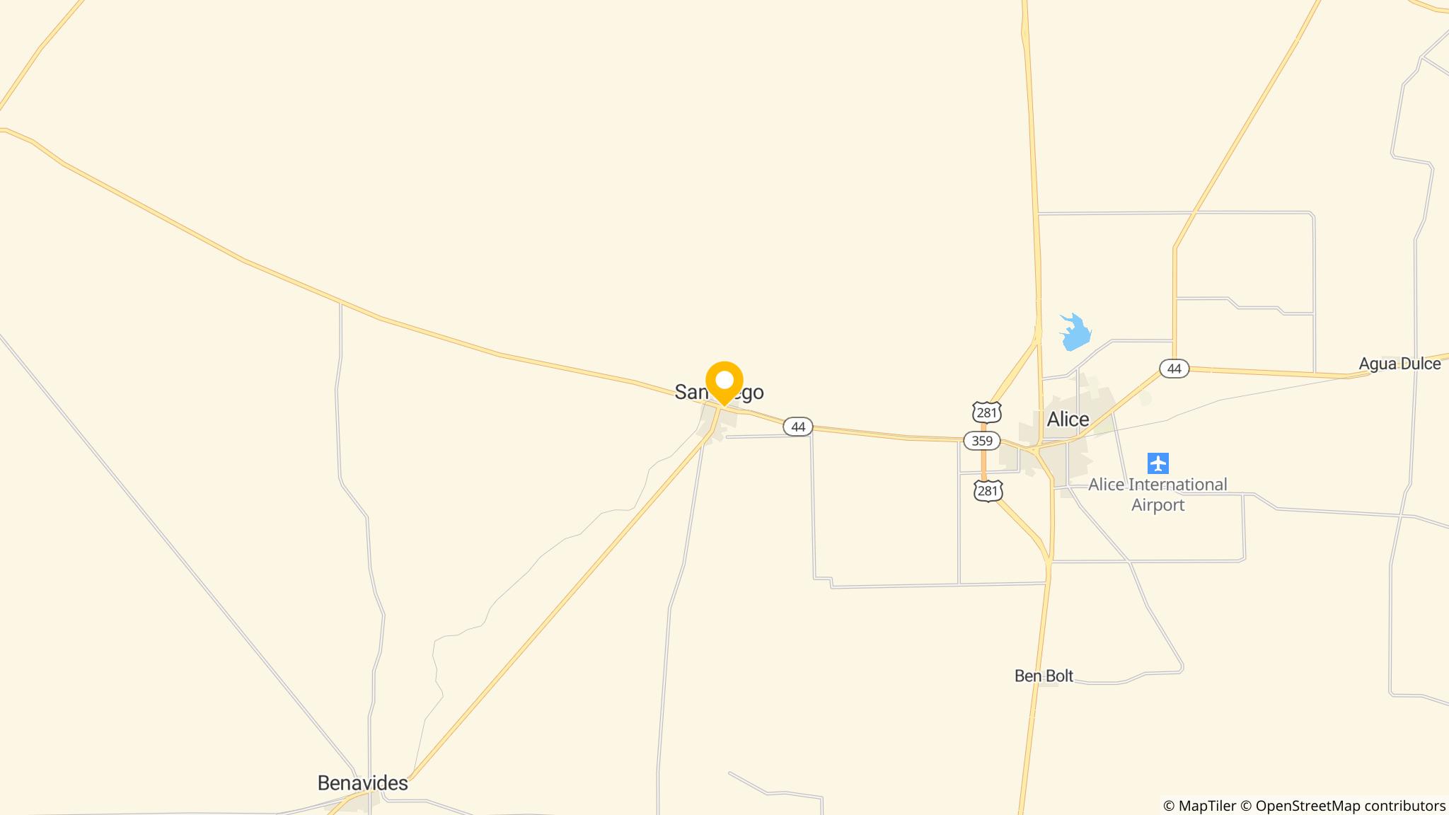 Street map of the ATM area