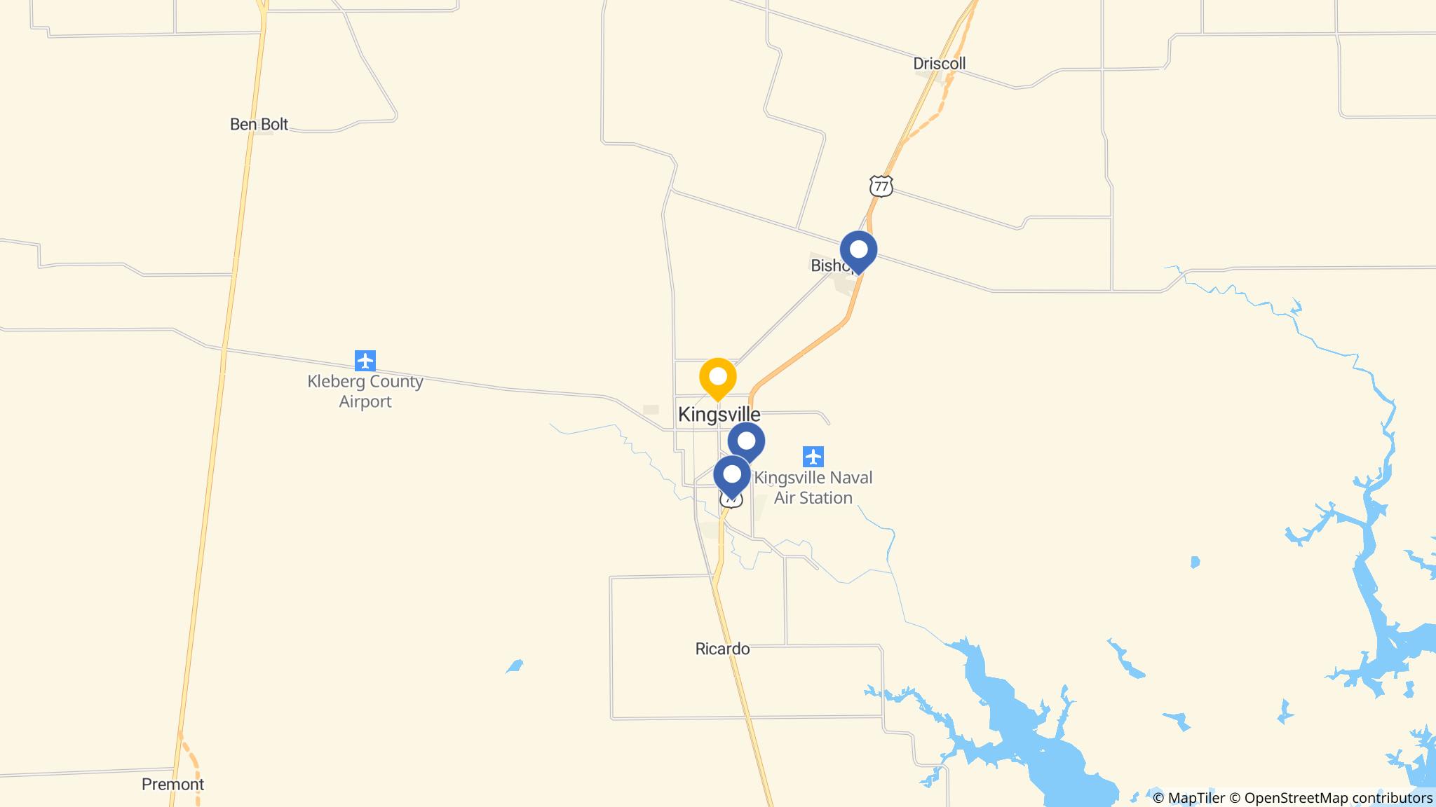 Street map of the ATM area
