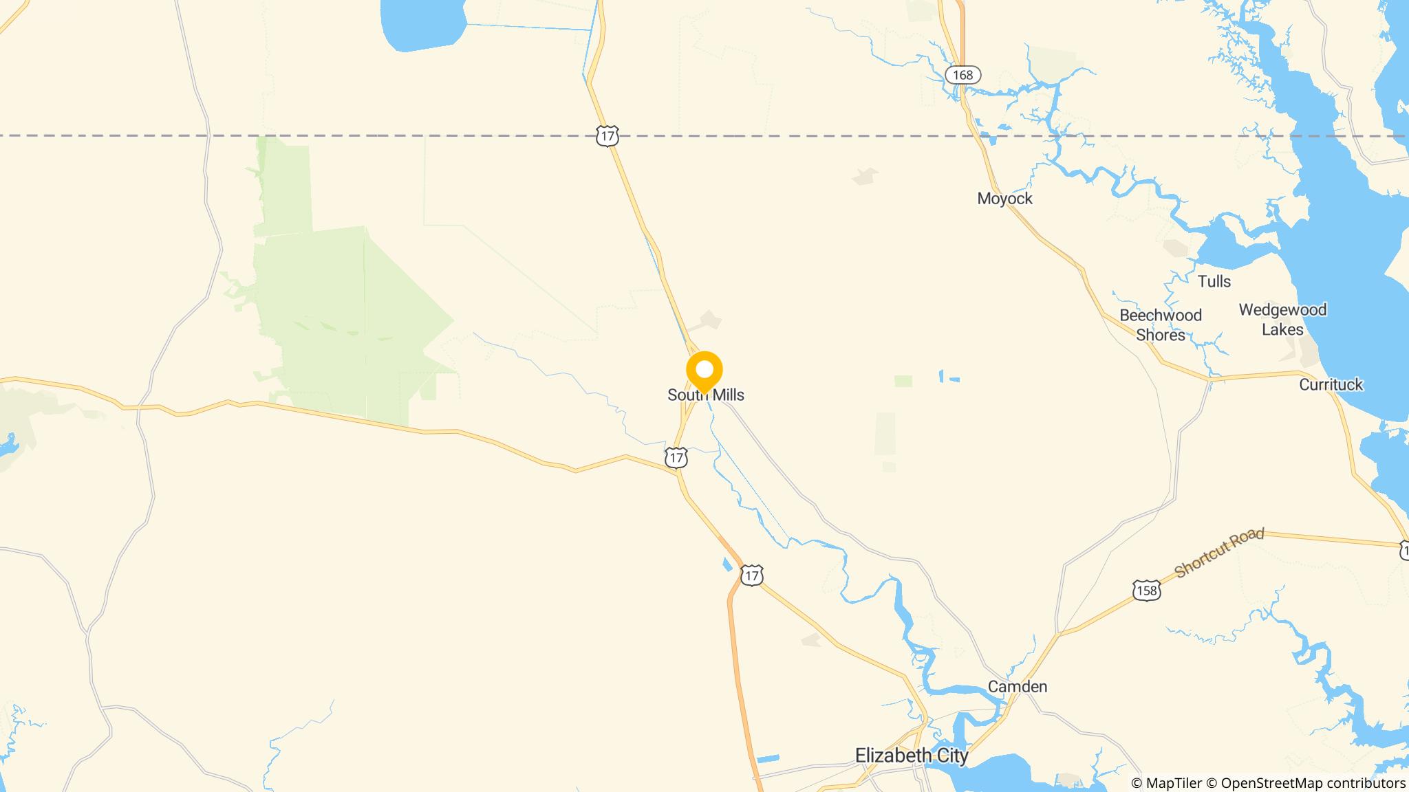 Street map of the ATM area