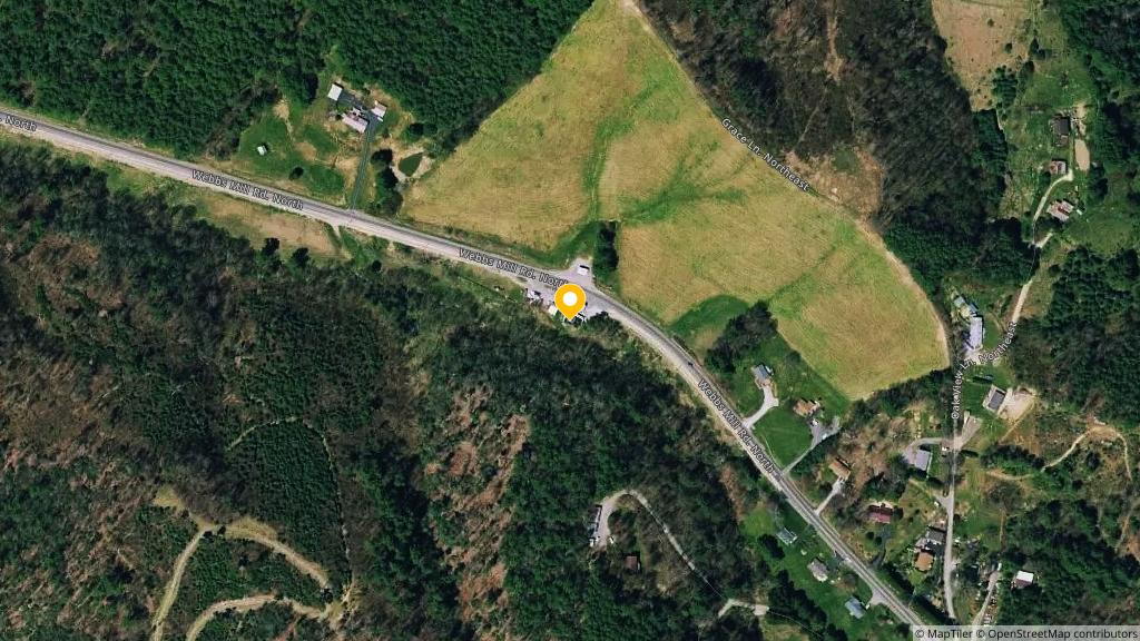 Satellite photo of the location