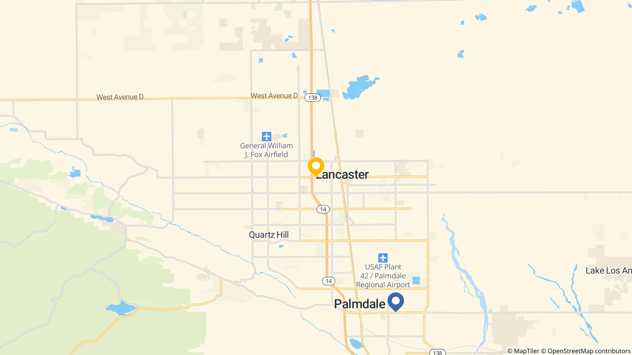 Street map of the ATM area