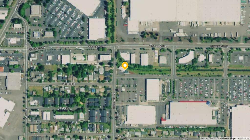 Satellite photo of the location