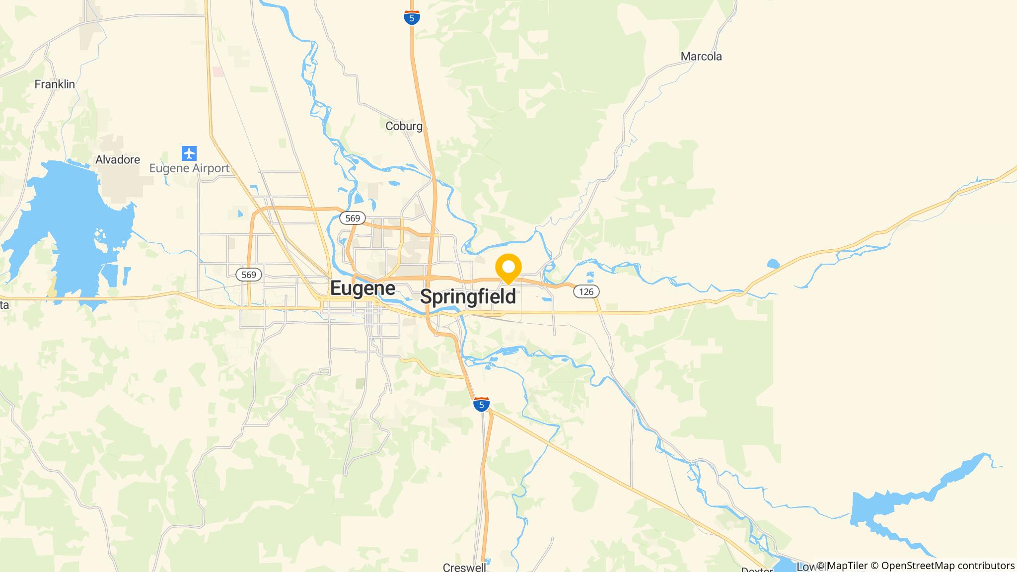 Street map of the ATM area