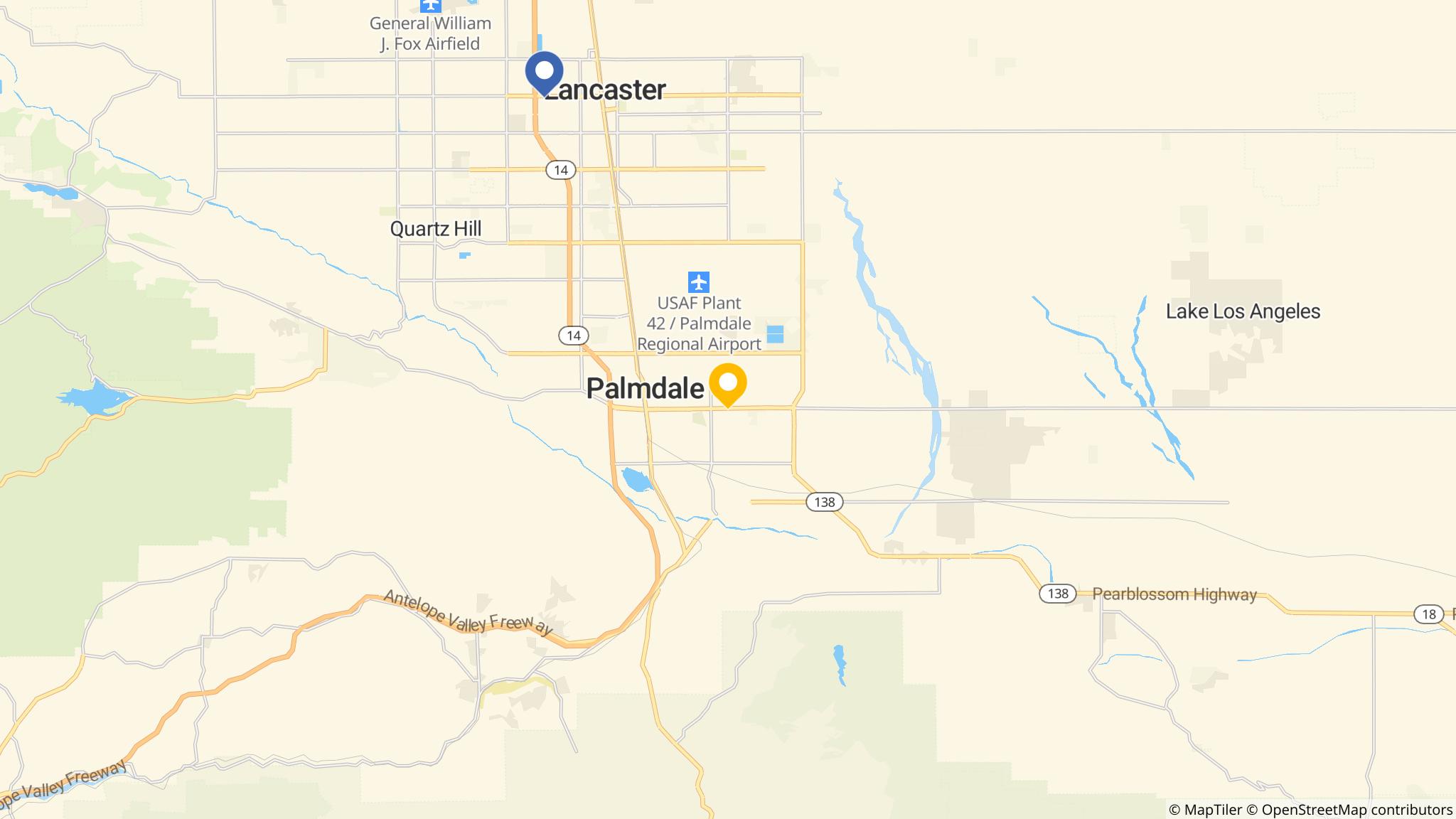 Street map of the ATM area