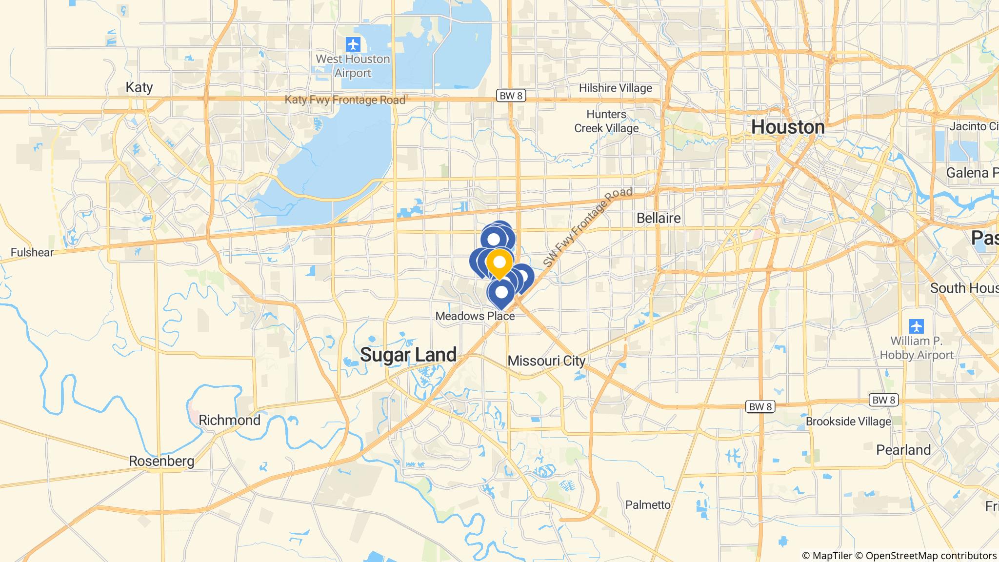 Street map of the ATM area