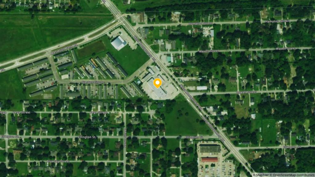 Satellite photo of the location