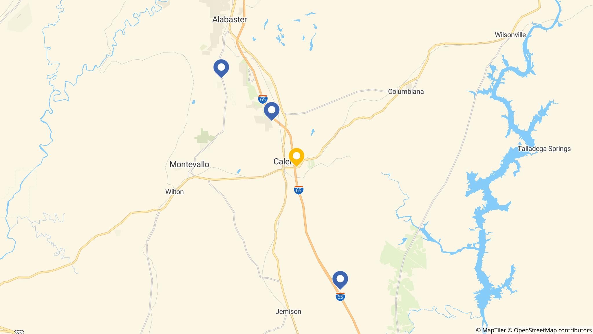 Street map of the ATM area