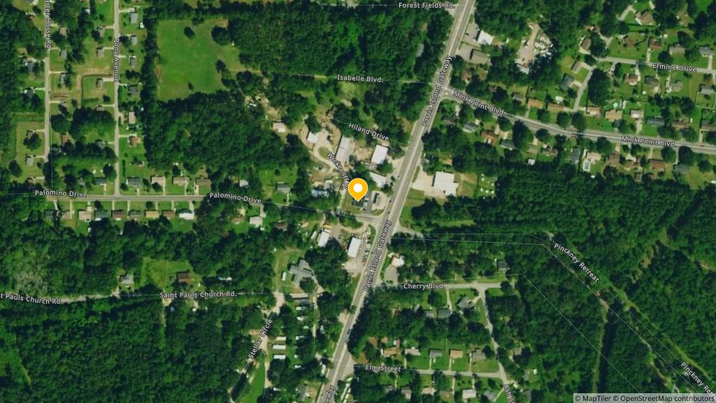 Satellite photo of the location