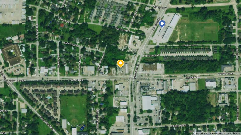 Satellite photo of the location