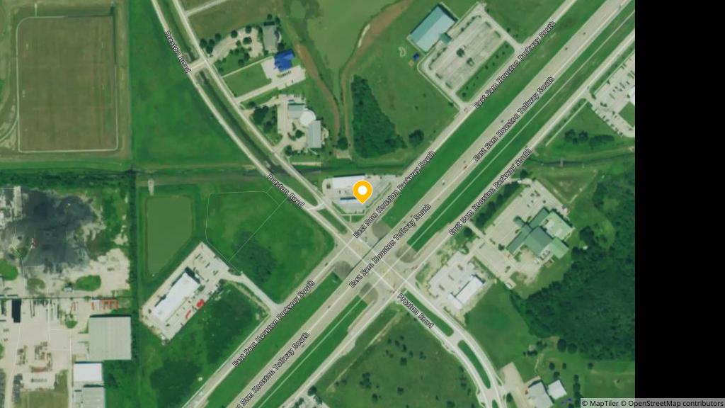 Satellite photo of the location