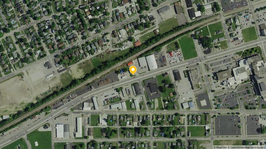 Satellite photo of the location