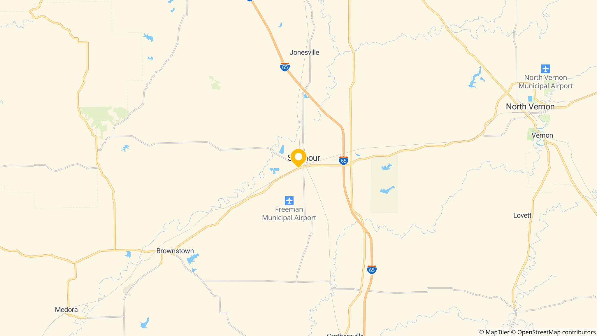 Street map of the ATM area